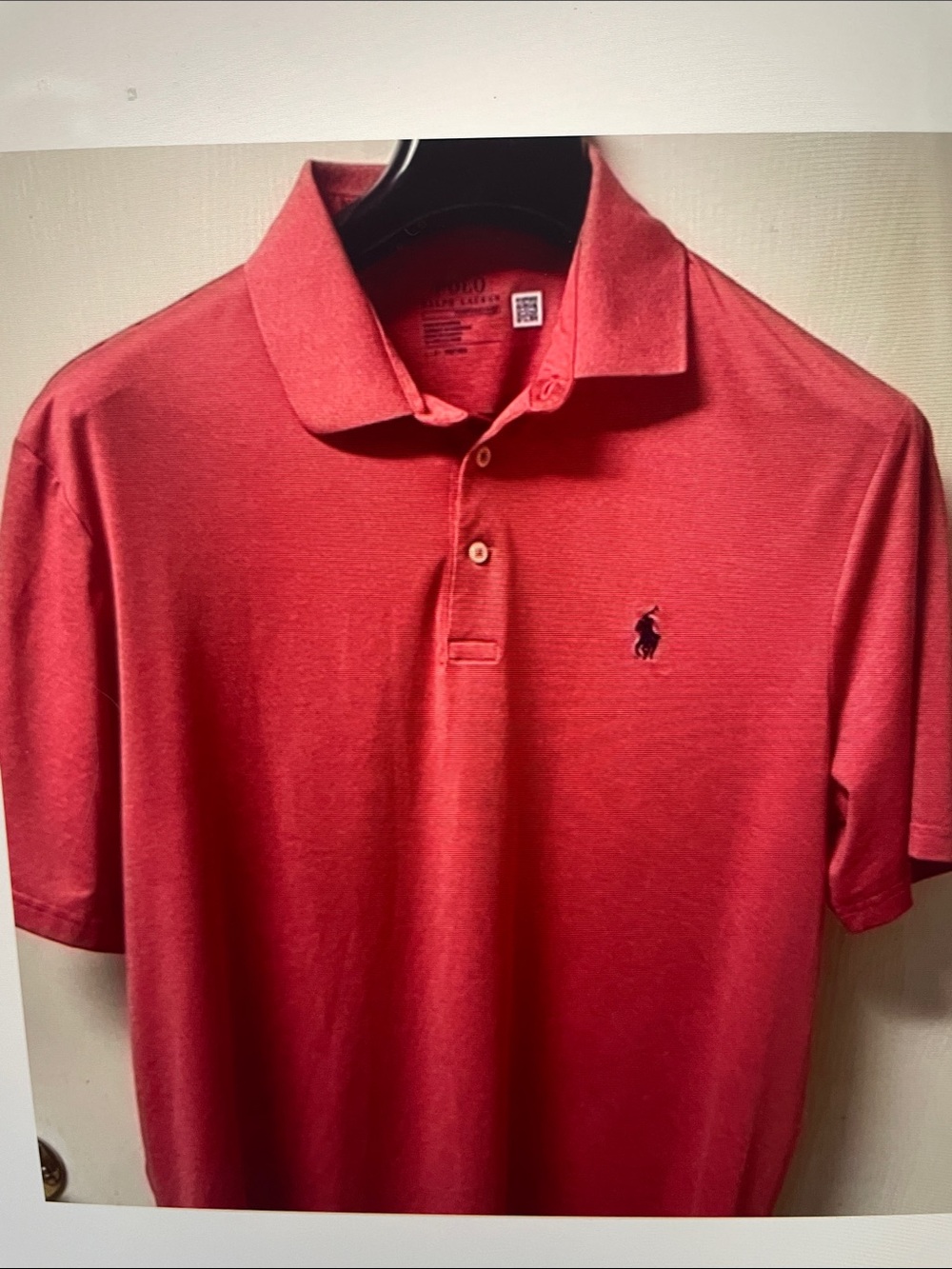 Polo by Ralph Lauren Red Short-Sleeve Polo with Embroidered Pony